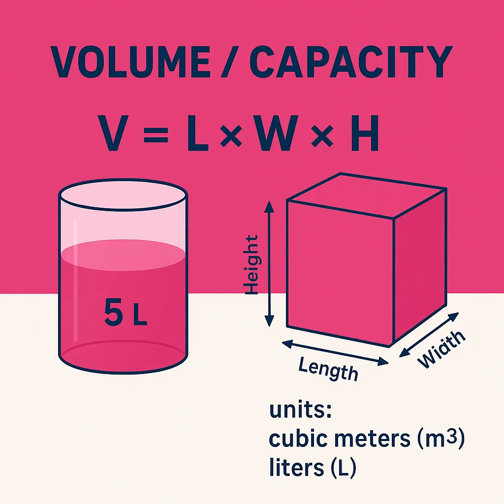 Capacity/Volume Diagram: