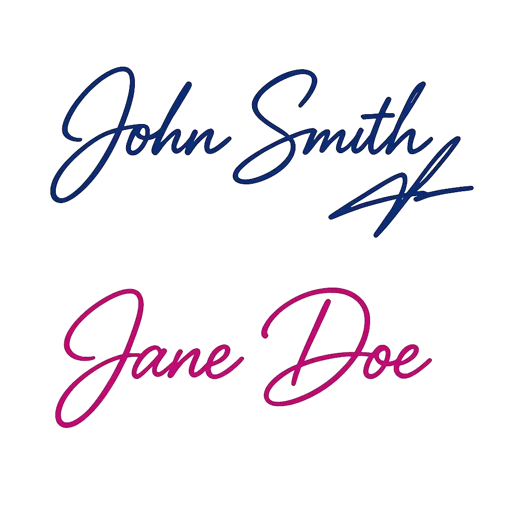 Example for Digital Signature: